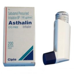 Asthalin HFA Inhaler 200MD 100 mcg Cipla, India