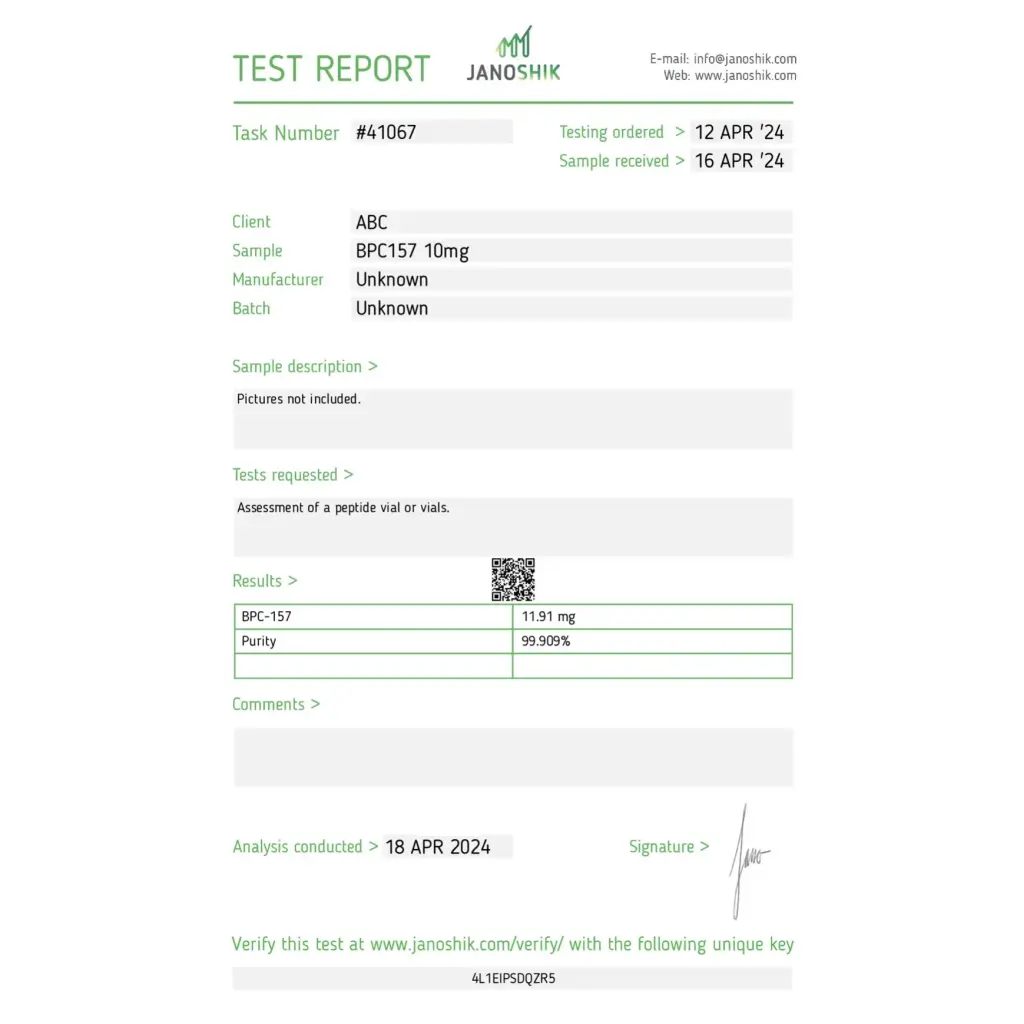 BPC 157 Stealth Labs