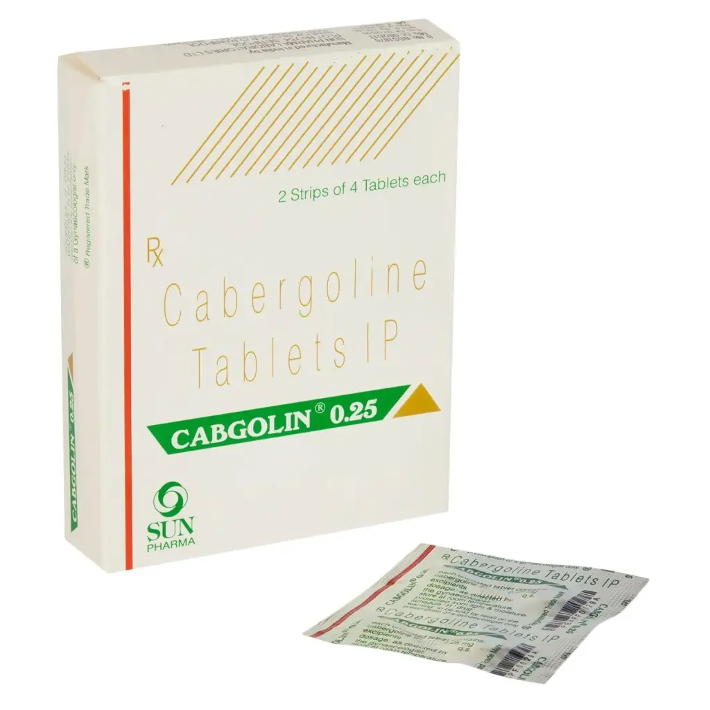 Cabgolin 0.25 mg Sun Pharma, India