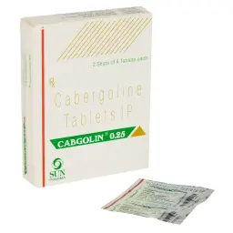 Cabgolin 0.25 mg Sun Pharma, India