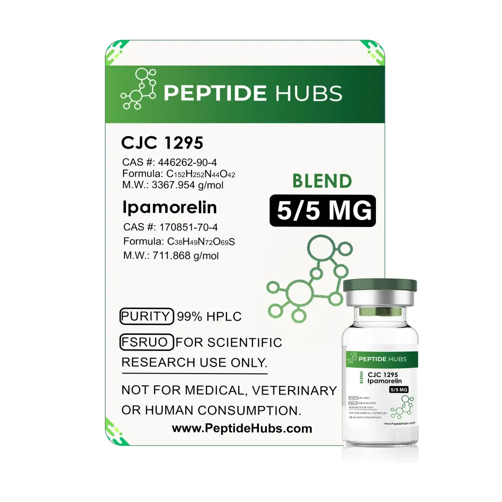 CJC-1295 / Ipamorelin 5/5mg Peptide Hubs