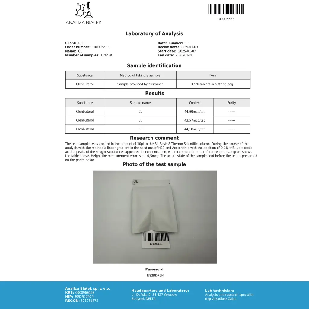 Clenbuterol Stealth Labs