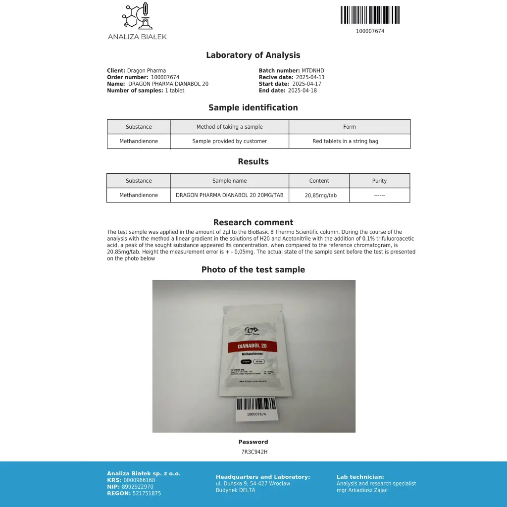 Dianabol 20 Dragon Pharma, Europe Dianabol 20 Dragon Pharma, Europe