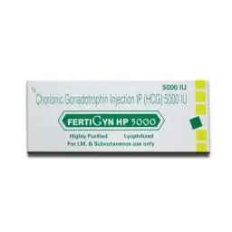 Fertigyn 5000 IU HCG Sun Pharma, India