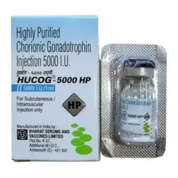 HUCOG INJ 5000iu HCG Bharat Serums And Vaccines Ltd, India