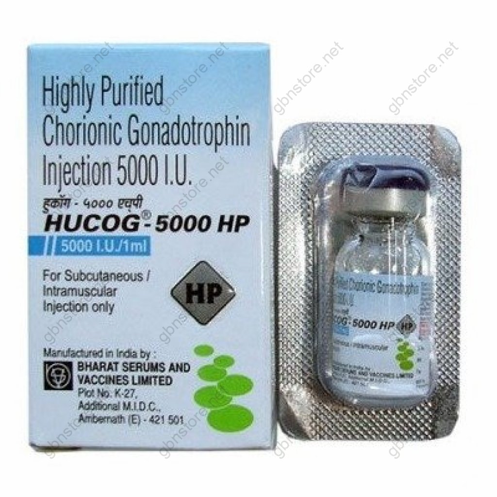 HUCOG INJ 5000iu HCG Bharat Serums And Vaccines Ltd, India HUCOG INJ 5000iu HCG Bharat Serums And Vaccines Ltd, India