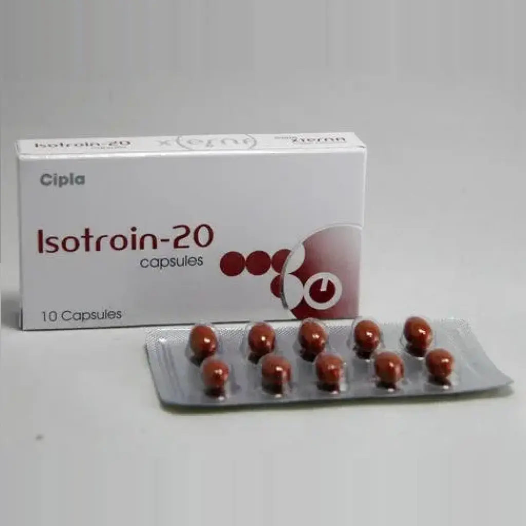 Isotroin 20 mg (Roaccutane) Cipla, India
