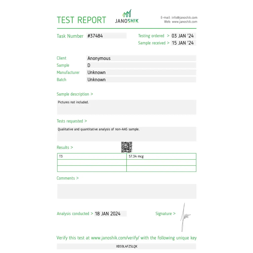 Liothyronine (T3) Stealth Labs Liothyronine (T3) Stealth Labs