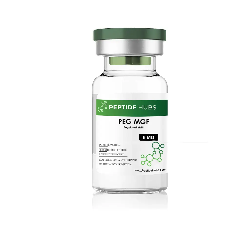 PEG-MGF Peptide Hubs