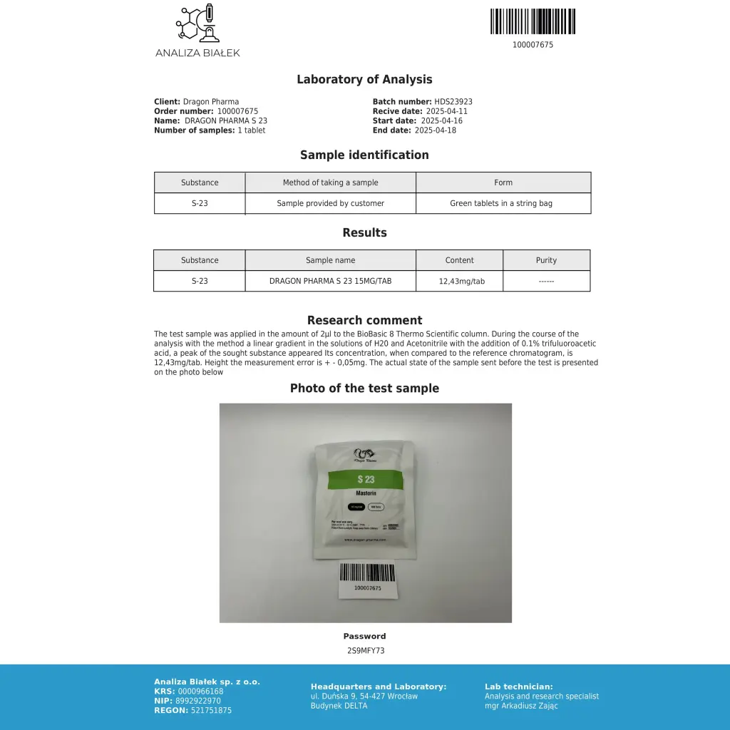 S23 Dragon Pharma, Europe