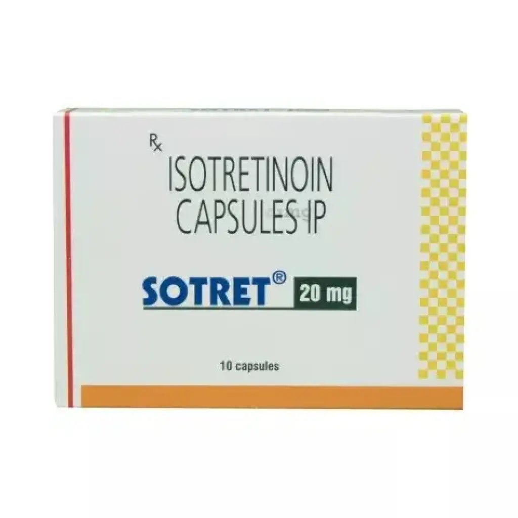 Sotret 20 mg Sun Pharma, India