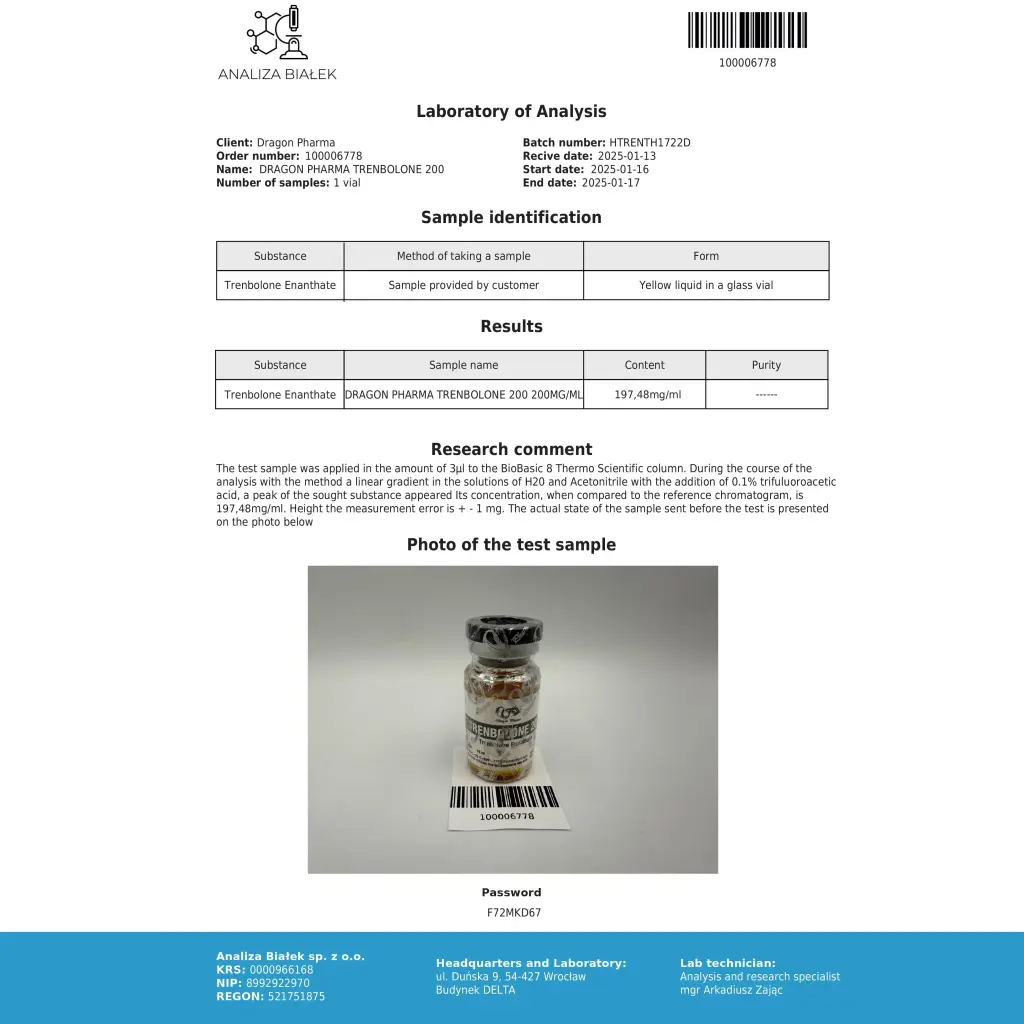 Trenbolon 200 Dragon Pharma, Europe Trenbolon 200 Dragon Pharma, Europe