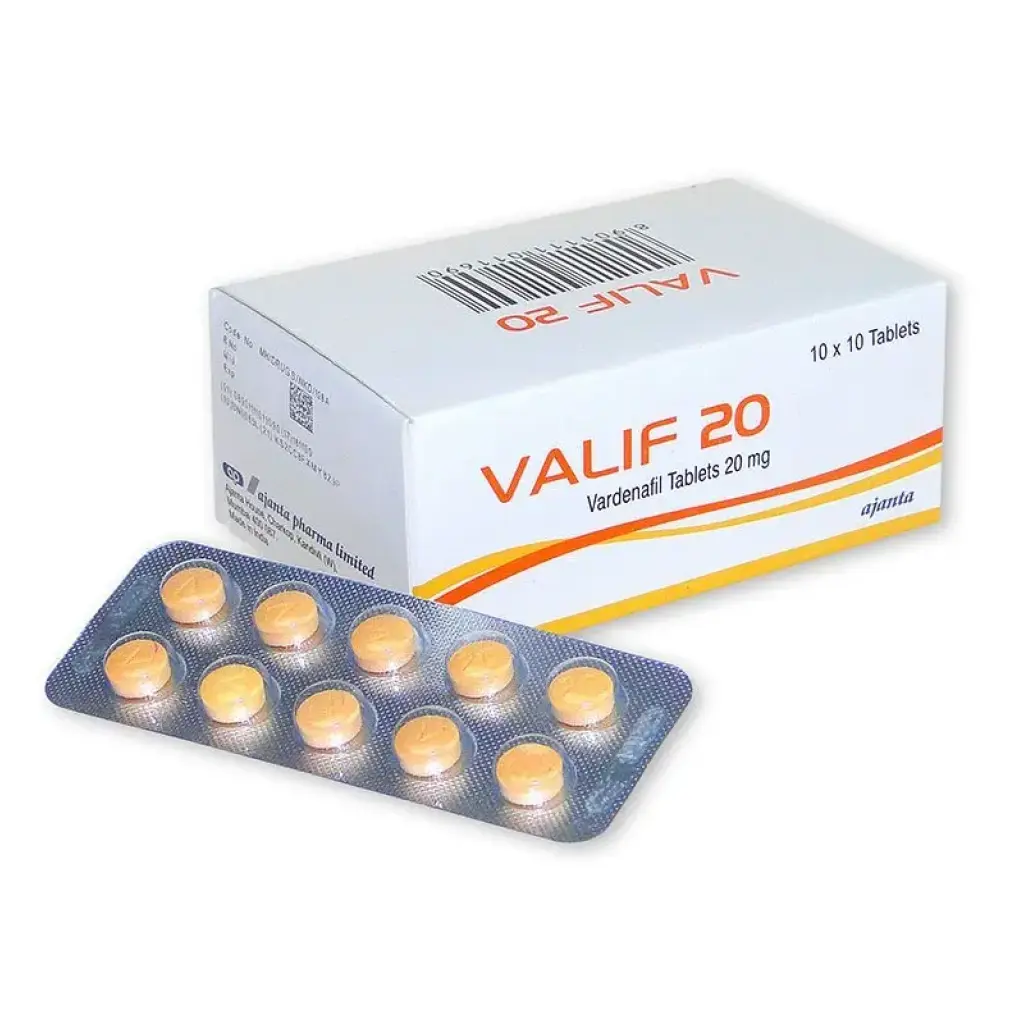 Valif 20 mg Ajanta Pharma, India