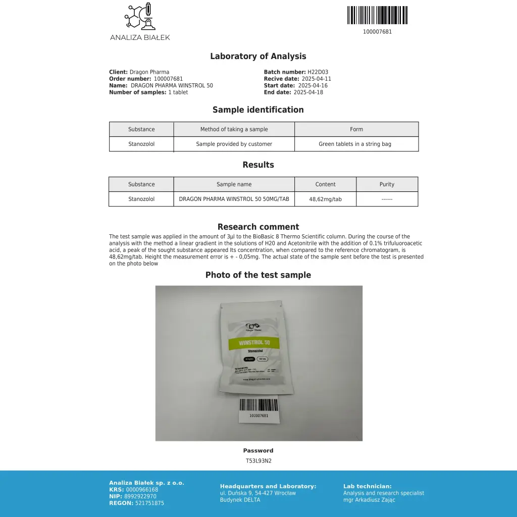 Winstrol 50 Dragon Pharma, Europe Winstrol 50 Dragon Pharma, Europe